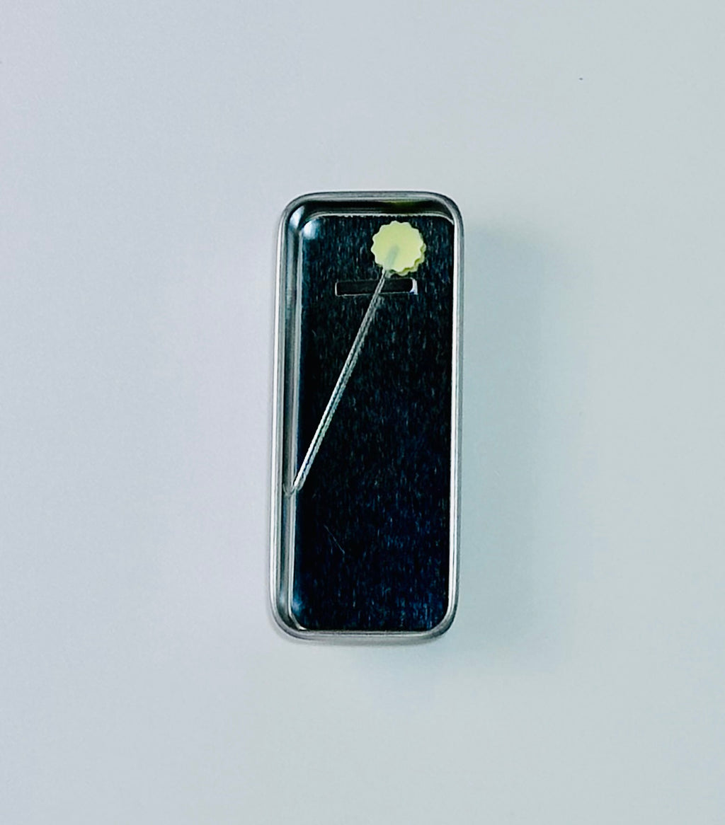 Mrs. Prudence Faux Vintage Magnetic Needle Storage Case