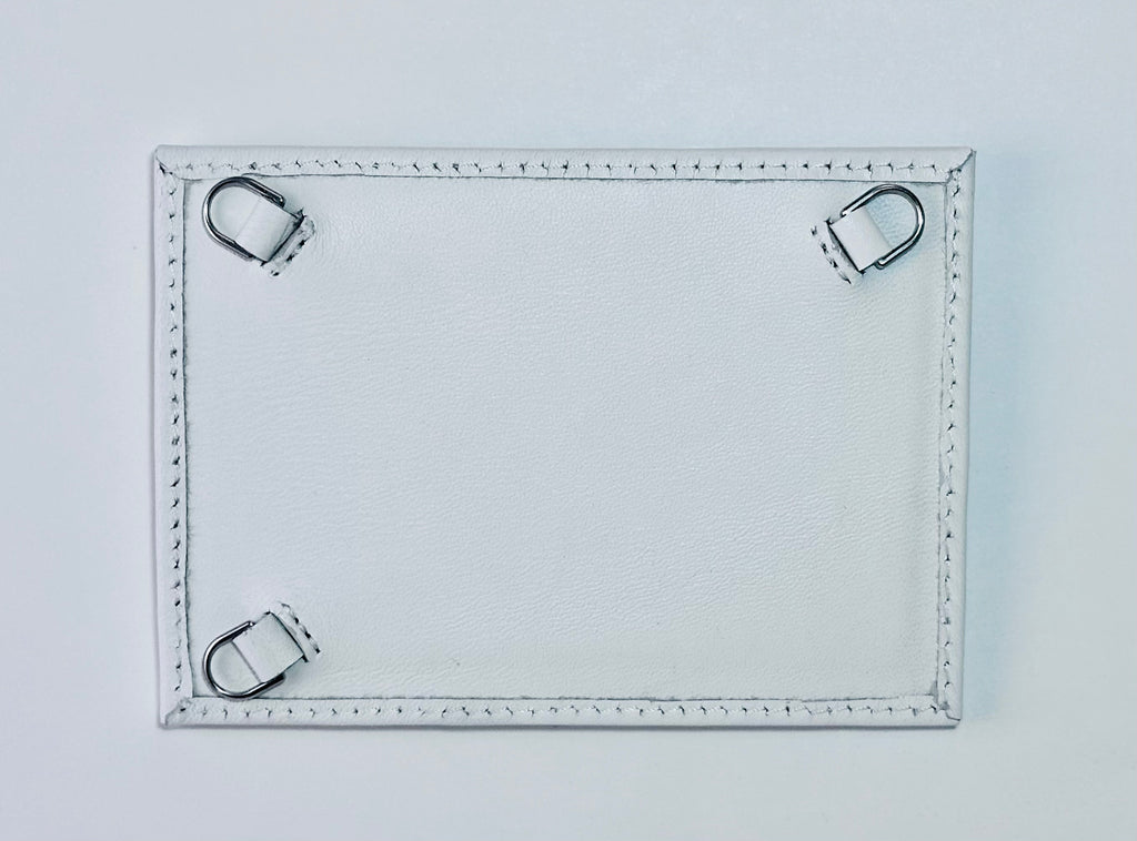 Tilli Tomas Self Finishing Leather Mini Sign White