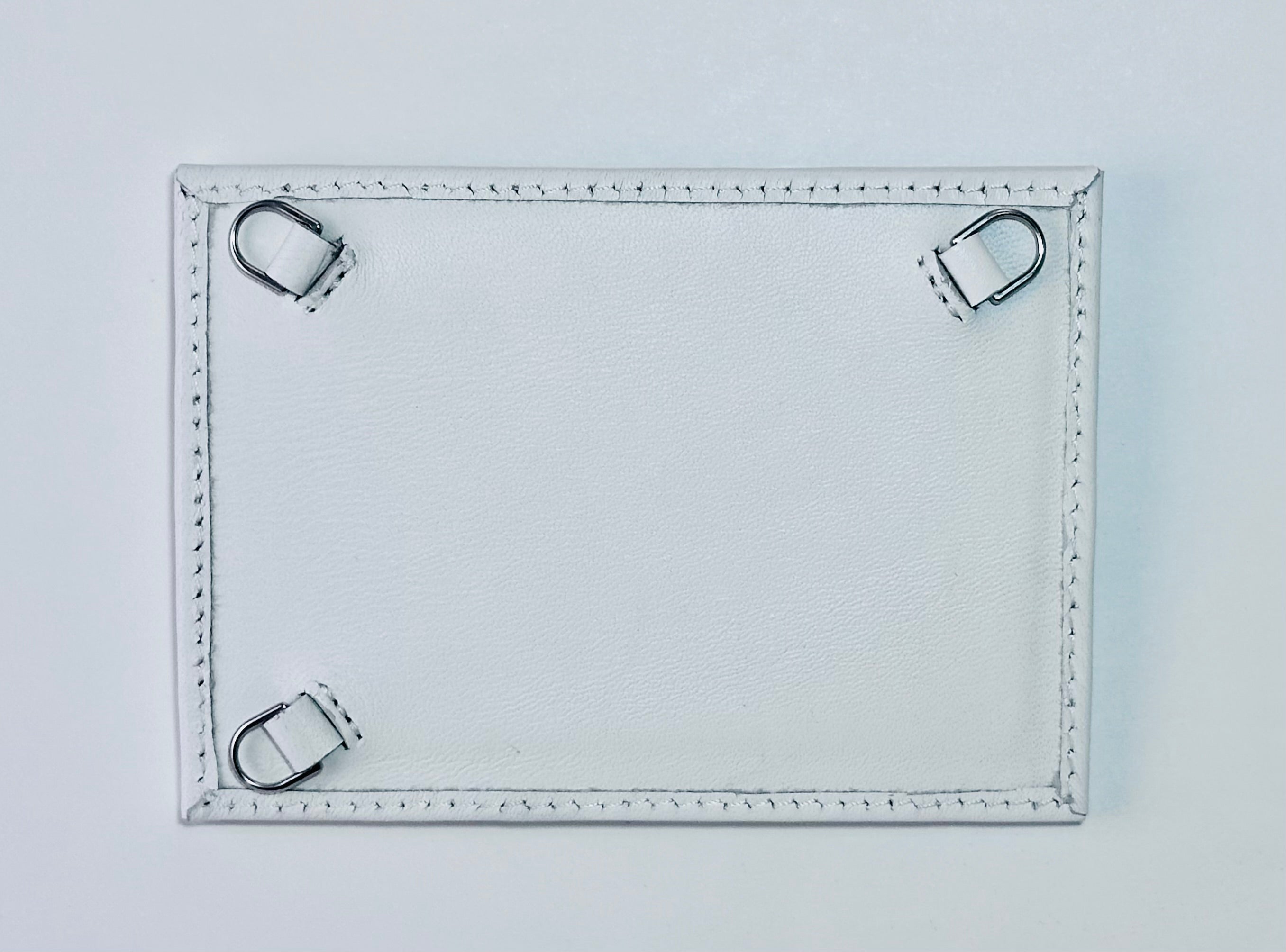 Tilli Tomas Self Finishing Leather Mini Sign White
