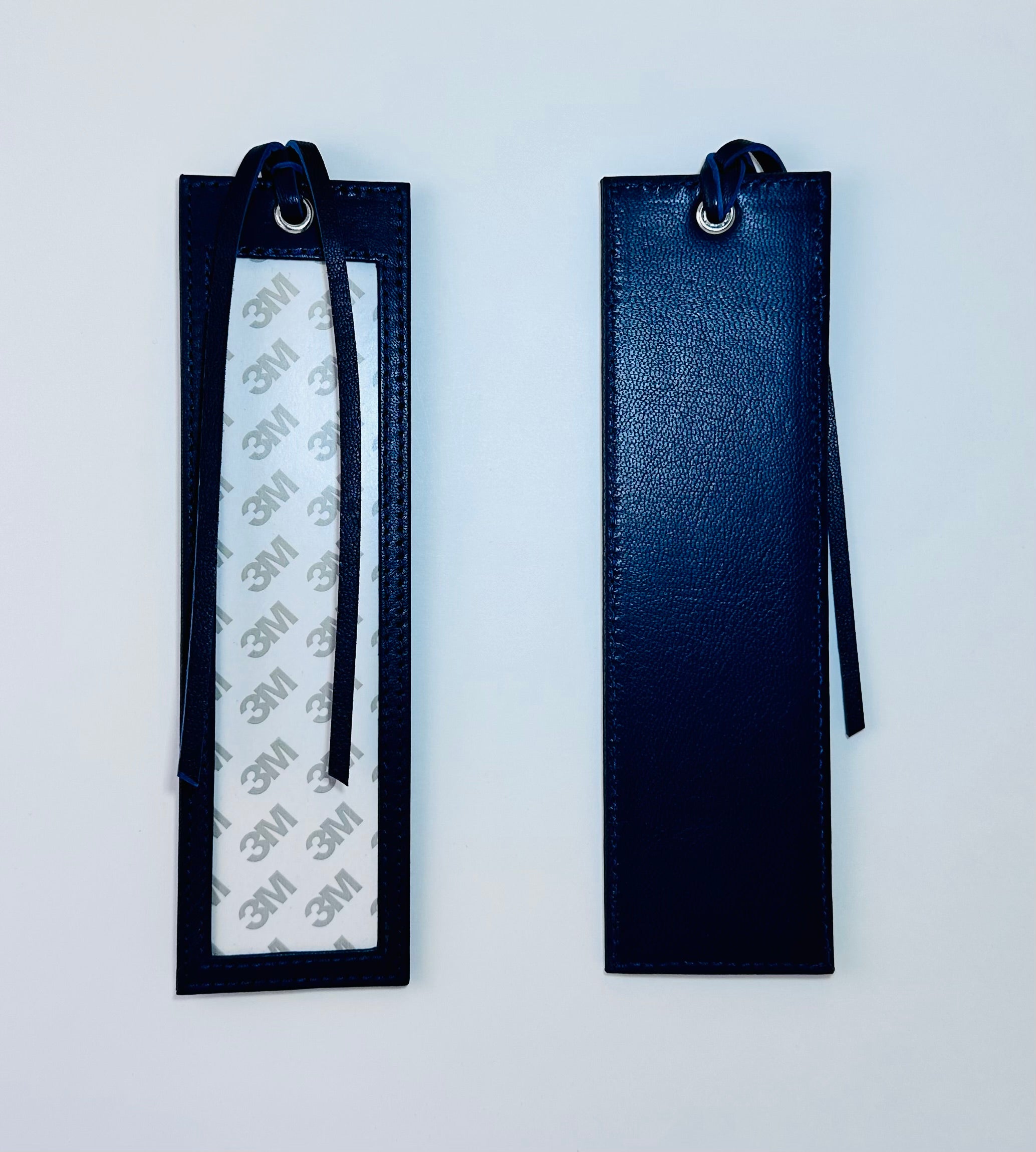 Tilli Tomas Self Finishing Leather Bookmark Navy Blue