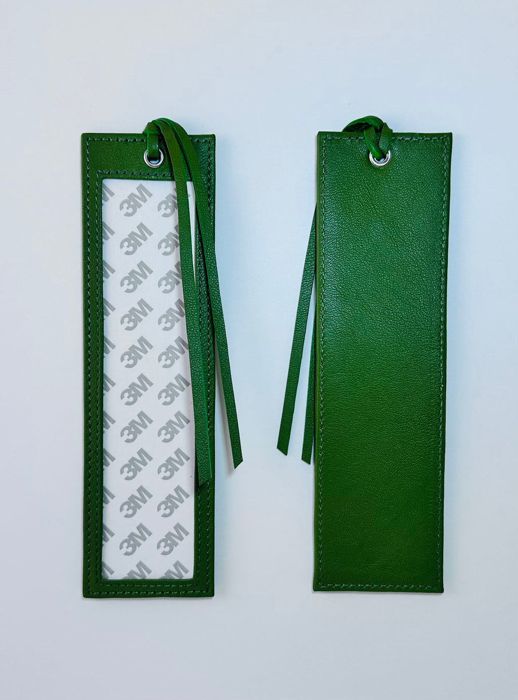 Tilli Tomas Self Finishing Leather Bookmark Olive