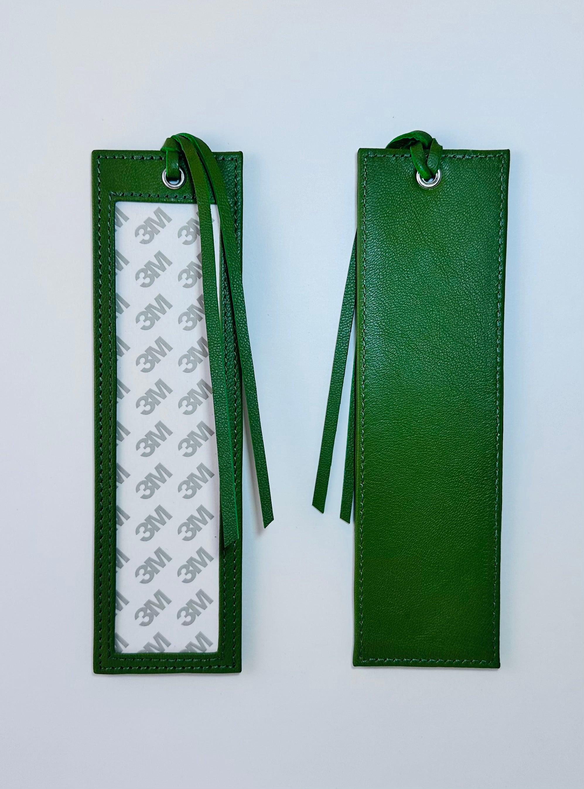 Tilli Tomas Self Finishing Leather Bookmark Olive