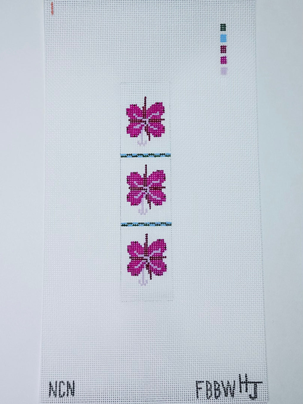 Fireweed Blossoms Bookmark White