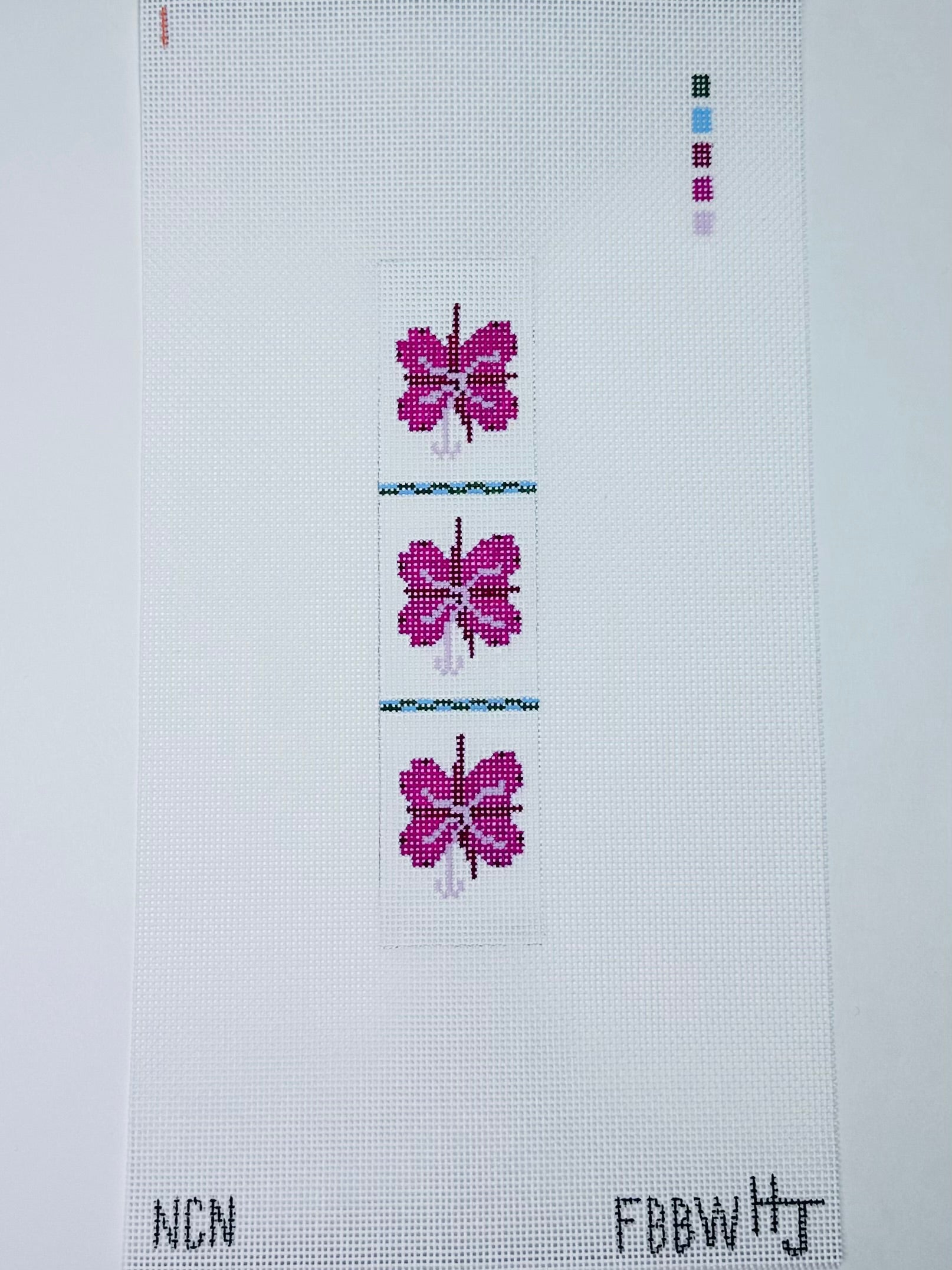 Fireweed Blossoms Bookmark White