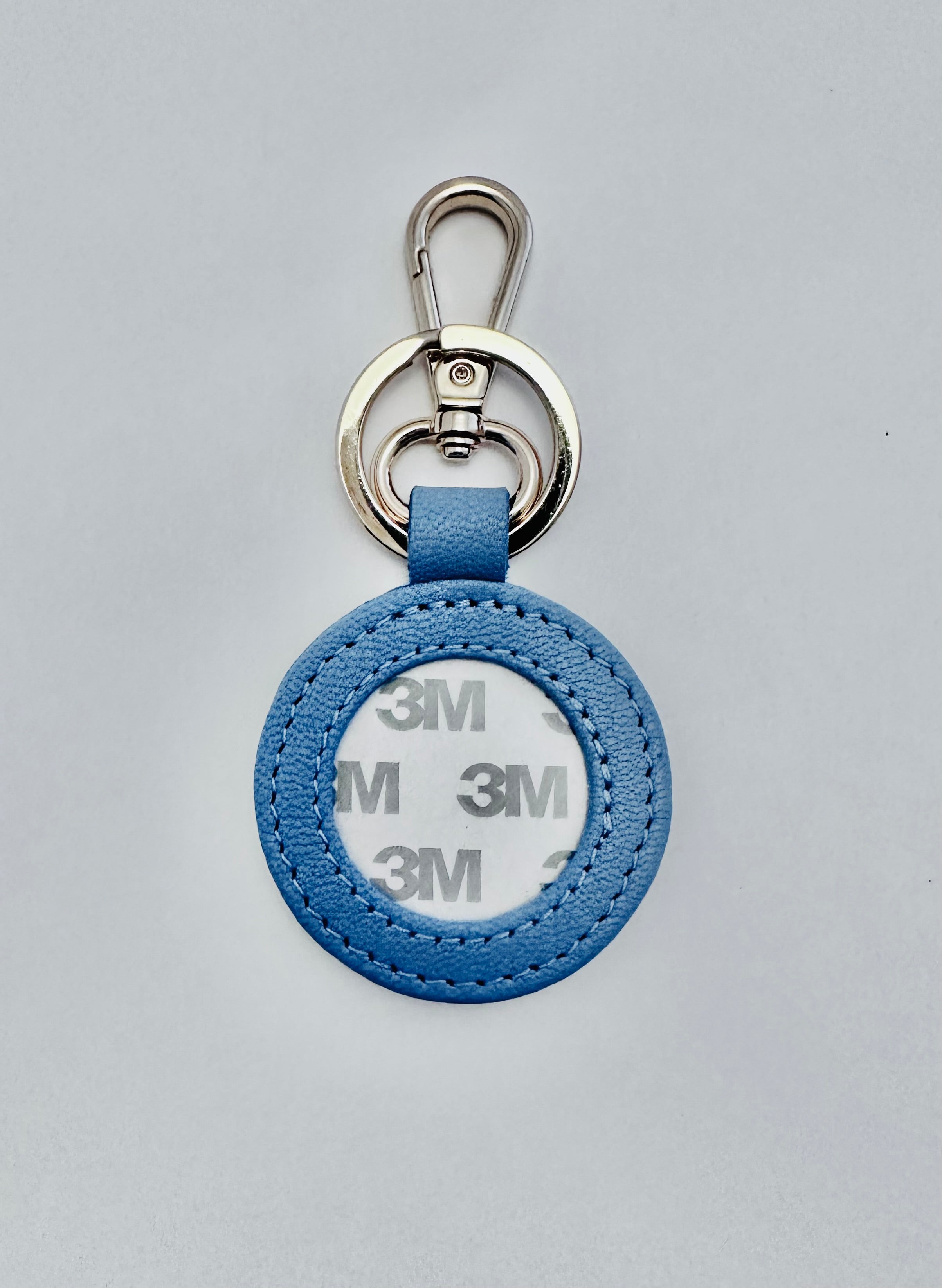 Tilli Tomas Self Finishing Leather Fob Charm Light Blue