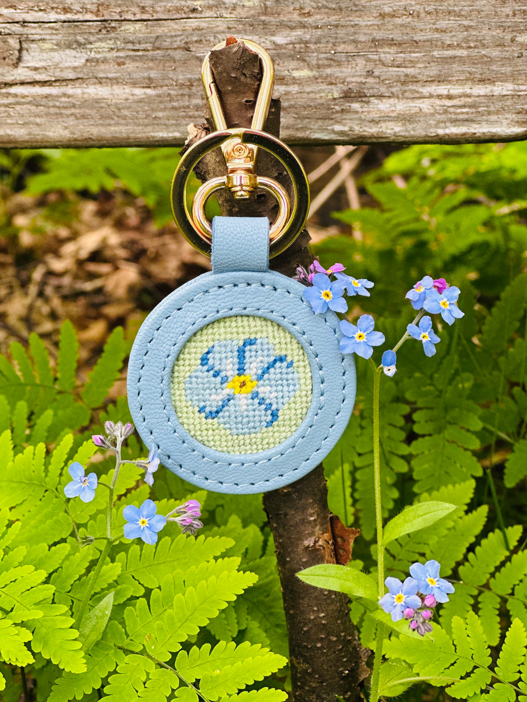 Forget Me Not Blossom Fob Charm