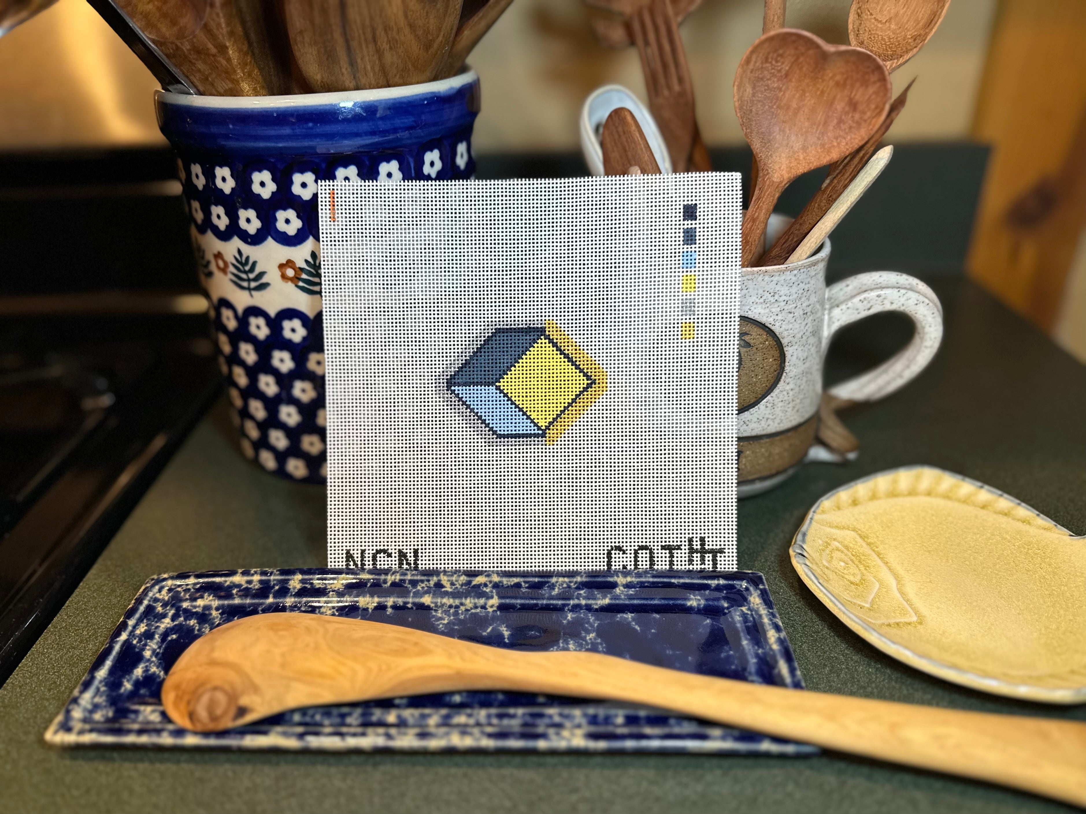 Open Table Cube Charm or Mini Ornament