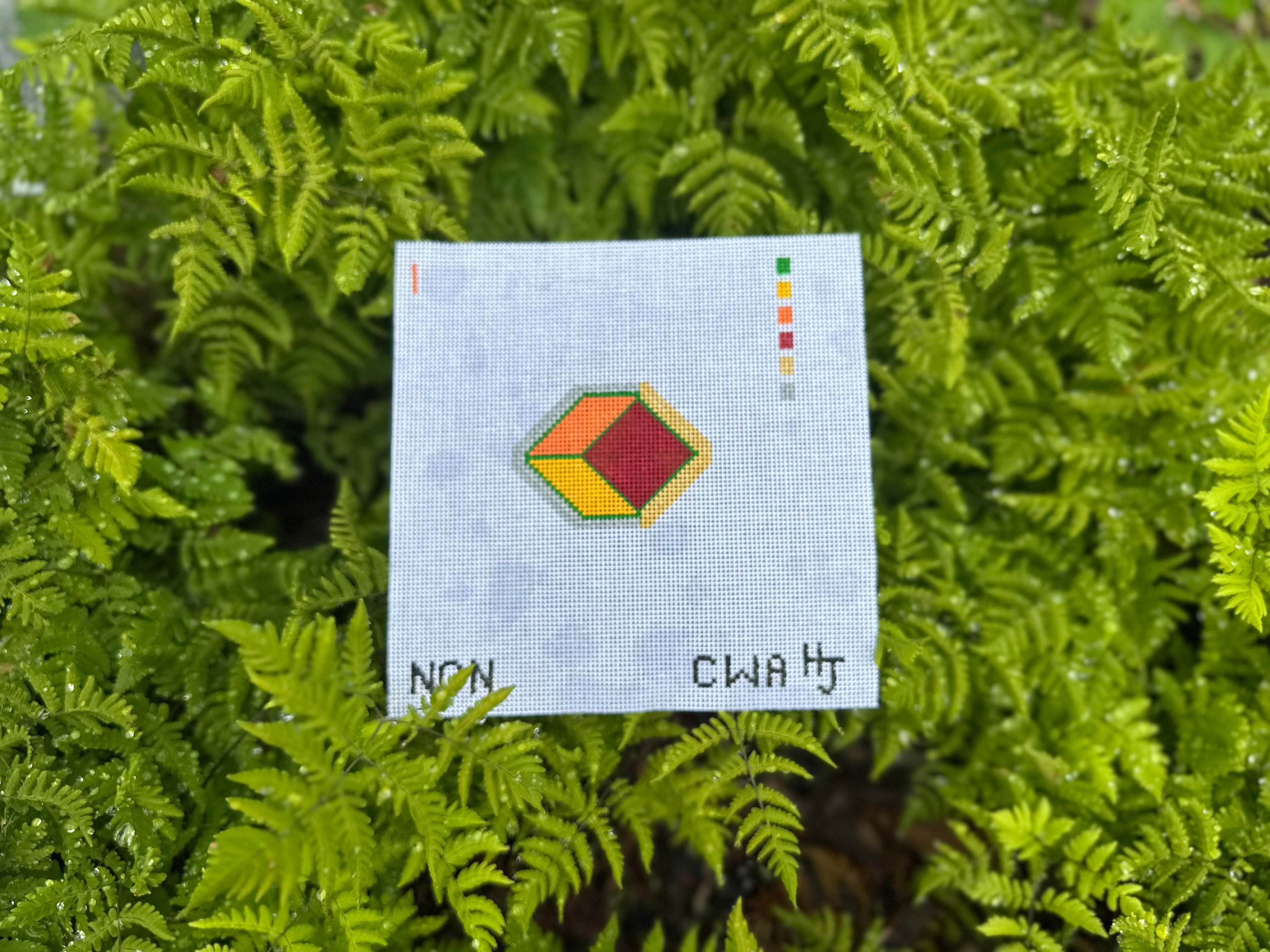Wild for All Cube Charm or Mini Ornament