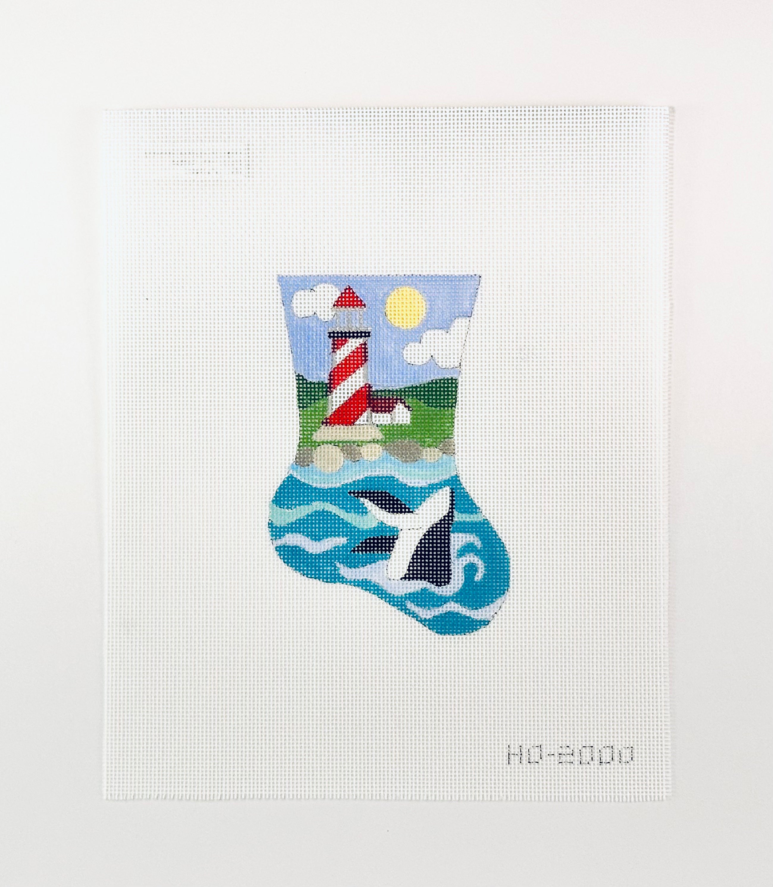 Lighthouse with Whale by Raymond Crawford, Mini Stocking
