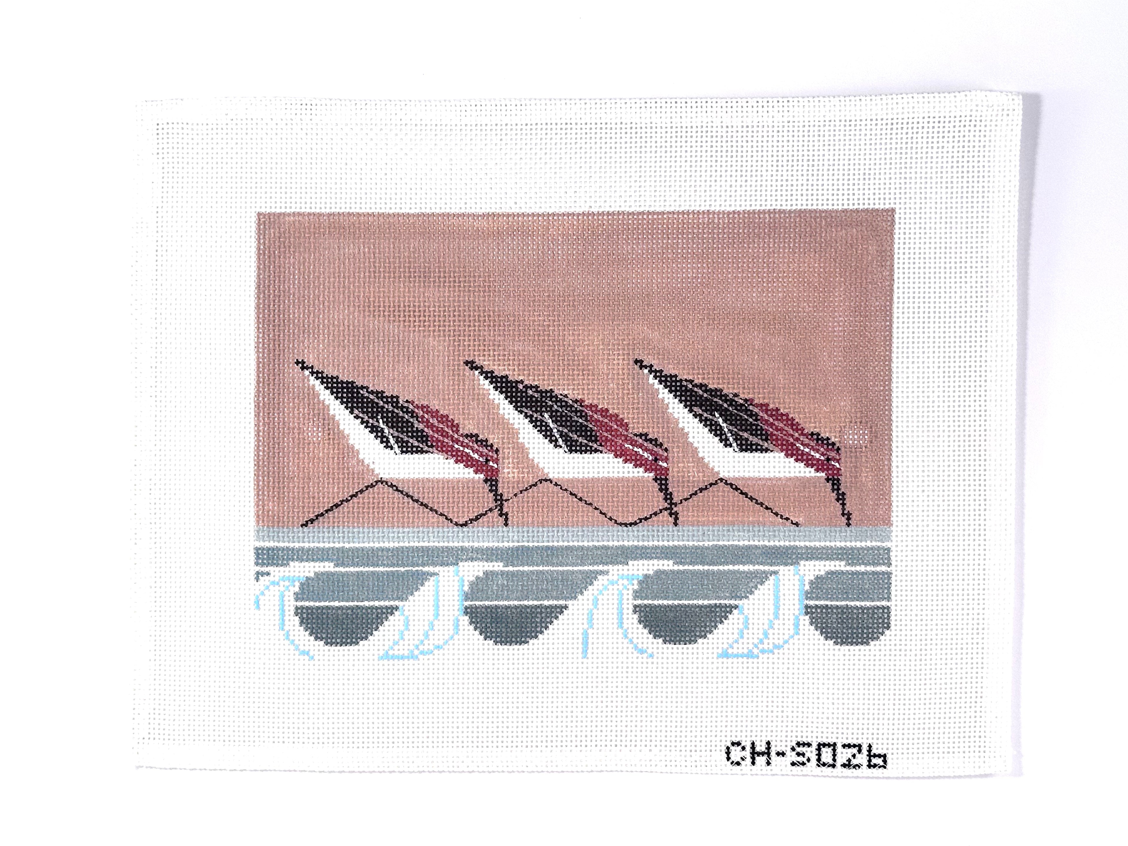 Sanderlings by Charley Harper