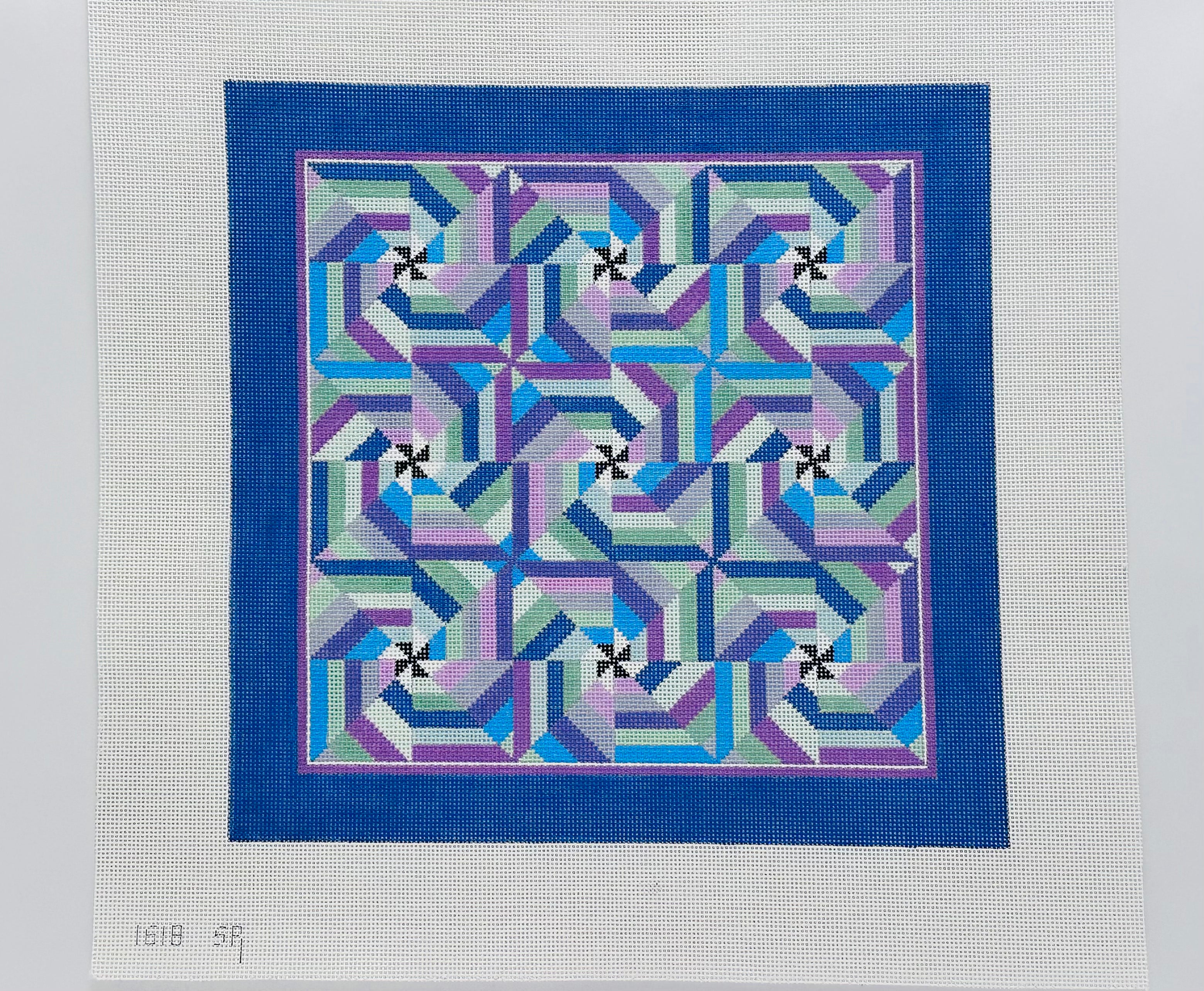Spider Web Pinwheel Quilt Pattern by Susan Roberts
