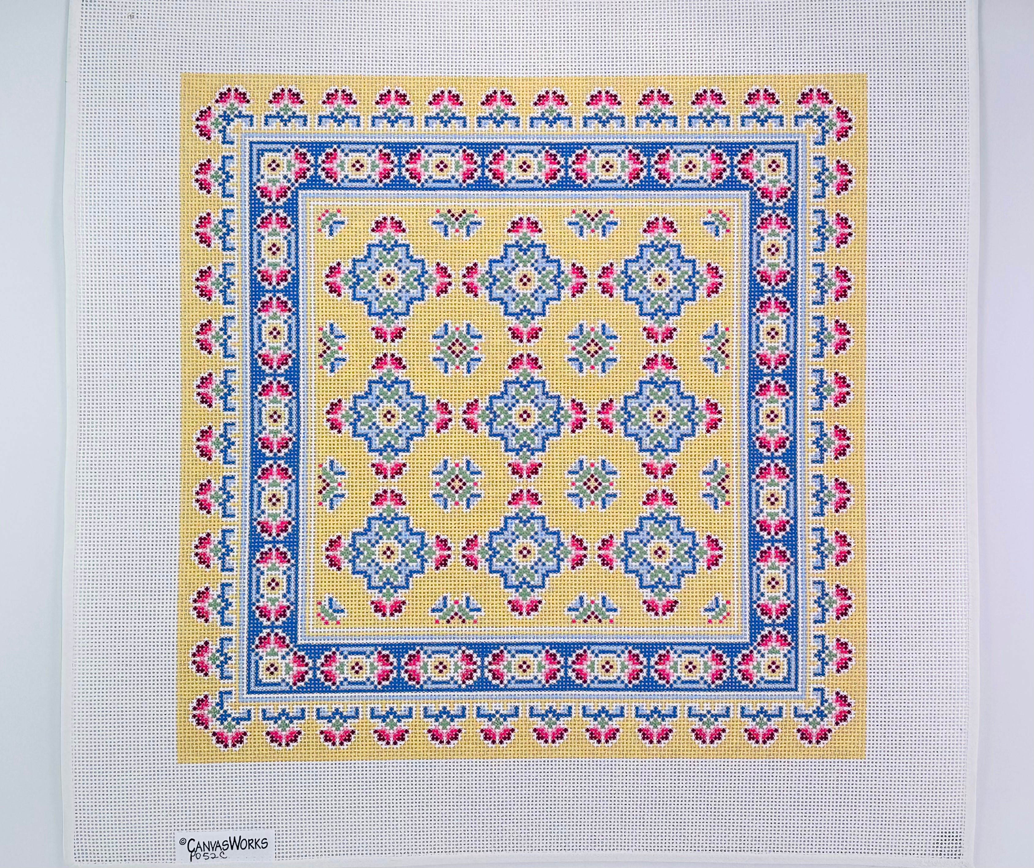 Yellow Pattern by Canvas Works