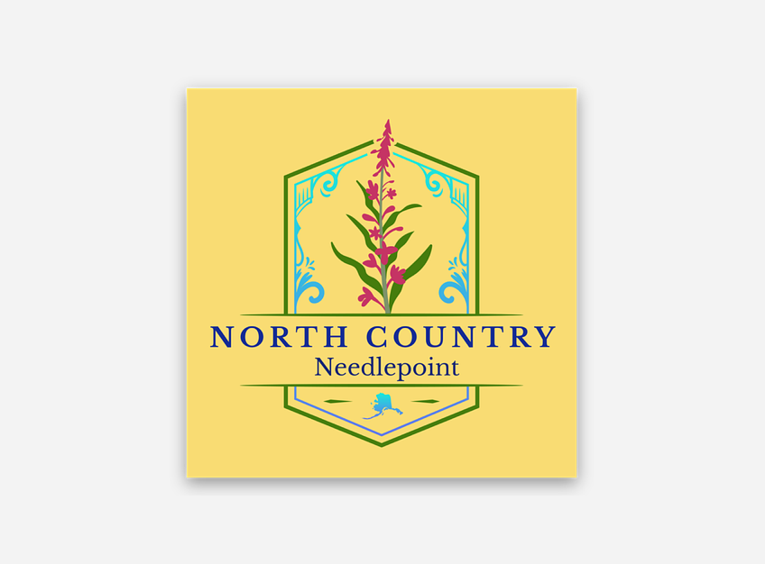 North Country Needlepoint Logo Sticker