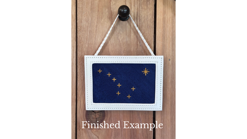 Alaska Flag Mini Sign Ornament